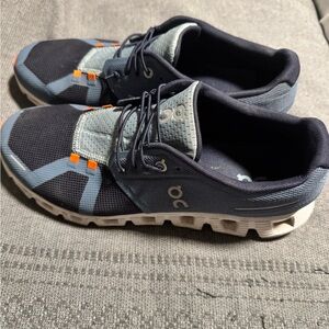 On Running Blue Athletic Shoes with Breathable Mesh